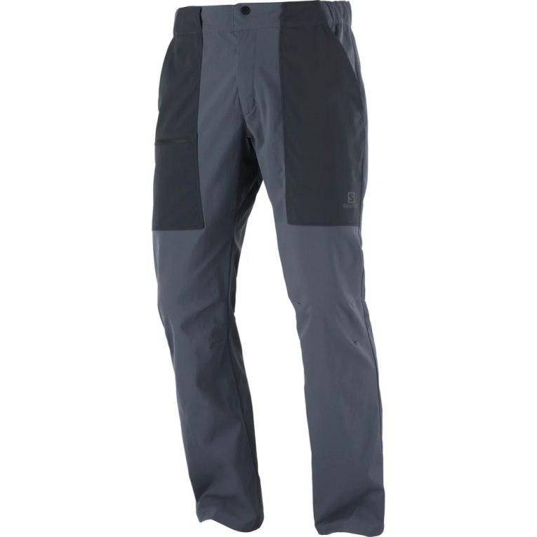 Black Salomon Outrack Men's Sport Pants | IE DA5081